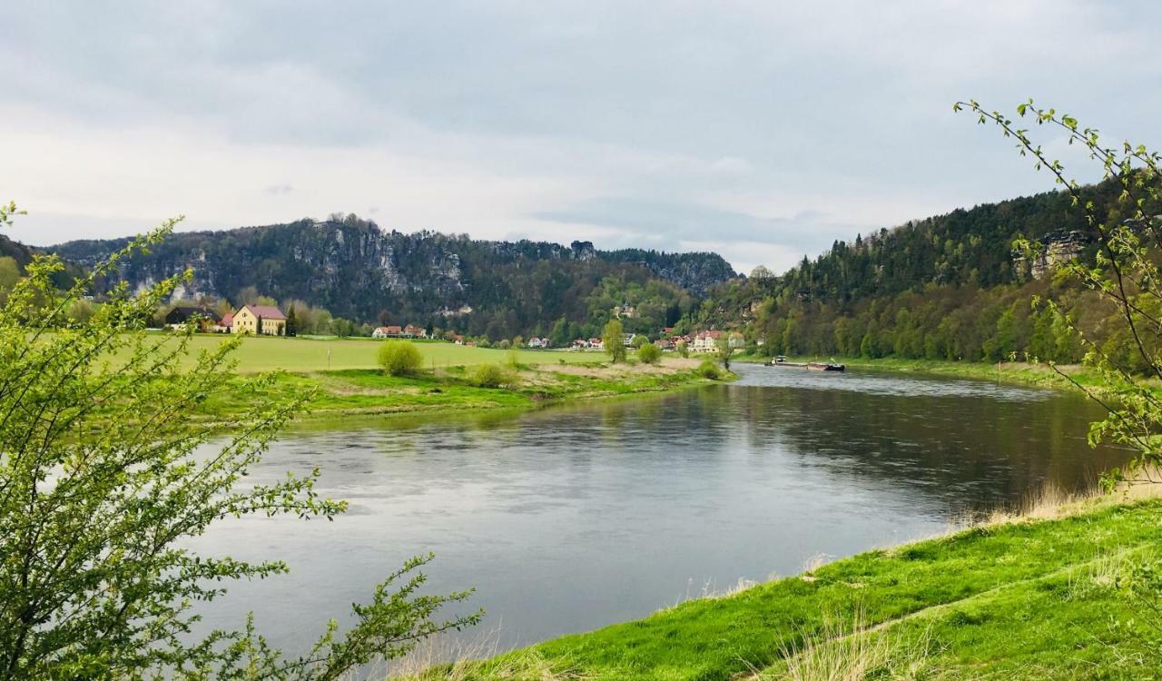 Ferienwohnung Am Gruenbach Rathen Exteriör bild