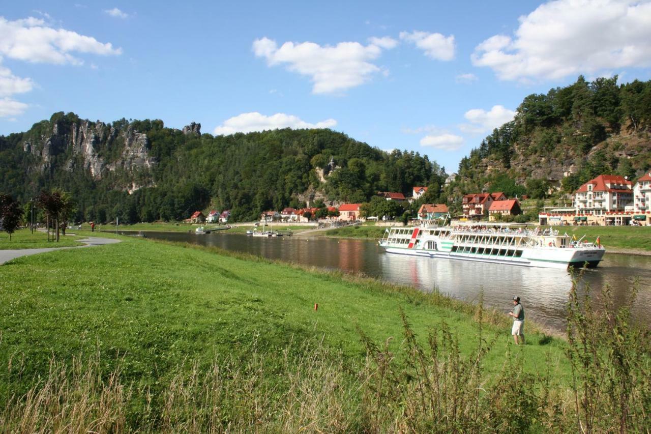 Ferienwohnung Am Gruenbach Rathen Exteriör bild