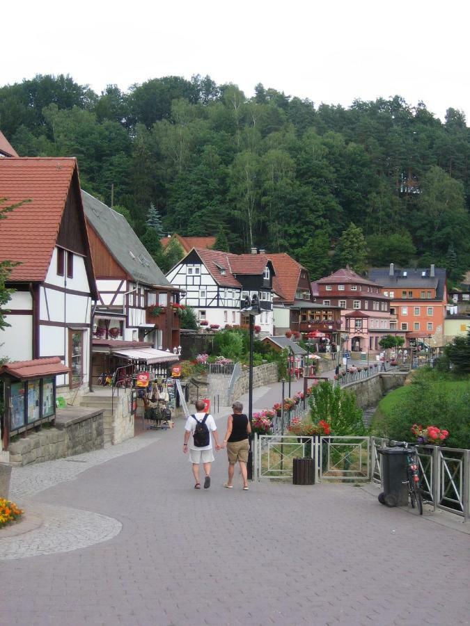 Ferienwohnung Am Gruenbach Rathen Exteriör bild