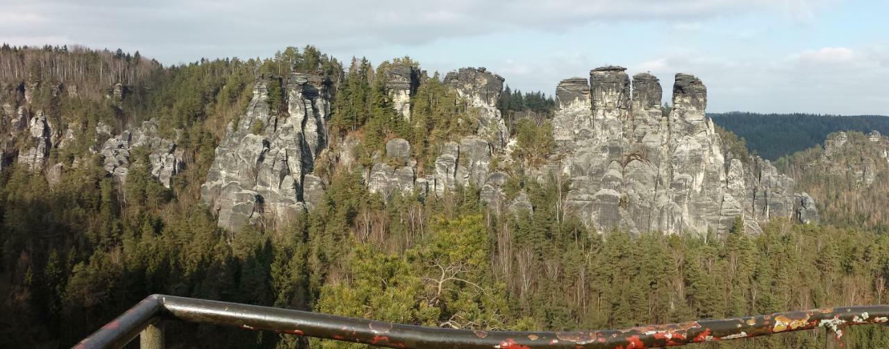 Ferienwohnung Am Gruenbach Rathen Exteriör bild
