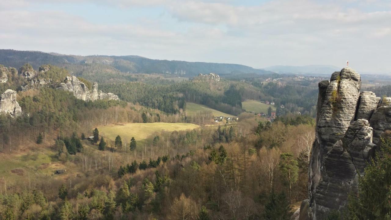 Ferienwohnung Am Gruenbach Rathen Exteriör bild
