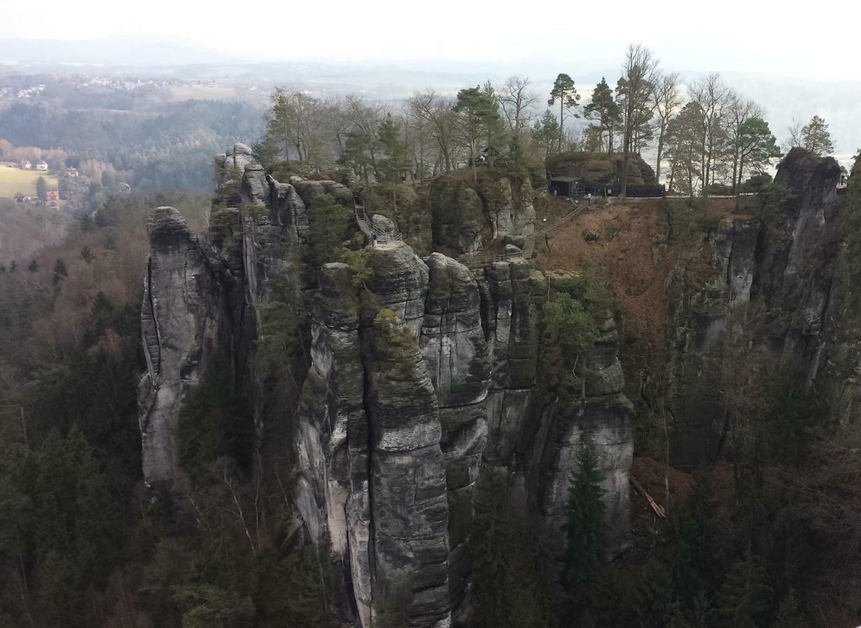 Ferienwohnung Am Gruenbach Rathen Exteriör bild